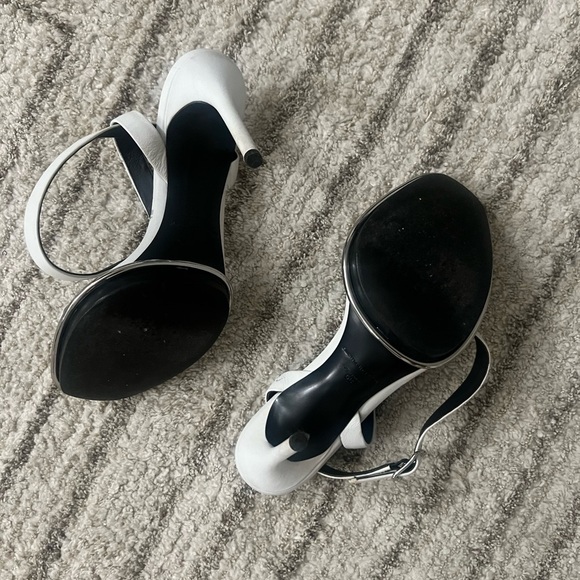 Alexander Wang White Leather Strappy Sandals – Size 39 - Picture 8 of 9